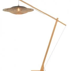 Good & Mojo Lampadaires Lampadaire En Bambou Suspendu D207cm