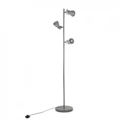 Beliani Lampadaires Lampadaire En Béton -Lampadaires || Lustres || Guirlandes et décorations lumineuses Soldes lampadaire en beton 3