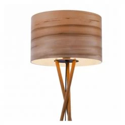 Rendez Vous Déco Lampadaires Lampadaire En Bois D'hêtre Et Feuille De Bois -Lampadaires || Lustres || Guirlandes et décorations lumineuses Soldes lampadaire en bois d hetre et feuille de bois 4