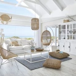 Maisons Du Monde Lampadaires Lampadaire En Bois Flotté Et Abat-jour Blanc H159 -Lampadaires || Lustres || Guirlandes et décorations lumineuses Soldes lampadaire en bois flotte et abat jour blanc h159 1000 12 40 190854 4