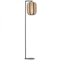 Keria Lampadaires Lampadaire En Canage Naturel -Lampadaires || Lustres || Guirlandes et décorations lumineuses Soldes lampadaire en canage naturel 4