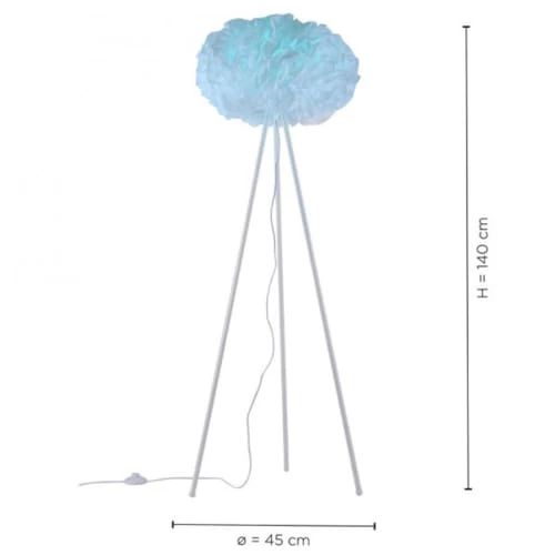 Keria Lampadaires Lampadaire En Fabric Blanc 6 Keria Lampadaires Lampadaire En Fabric Blanc – Image 4