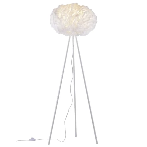 Keria Lampadaires Lampadaire En Fabric Blanc 3 Keria Lampadaires Lampadaire En Fabric Blanc