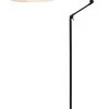 It's About Romi Lampadaires Lampadaire En Fer Abat-jour En Coton Blanc, H. 190cm -Lampadaires || Lustres || Guirlandes et décorations lumineuses Soldes lampadaire en fer abat jour en coton blanc h 190cm
