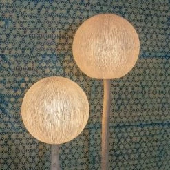Now’s Home Lampadaires Lampadaire En Fibre De Verre Et Pied En Racine De Bois H139cm -Lampadaires || Lustres || Guirlandes et décorations lumineuses Soldes lampadaire en fibre de verre et pied en racine de bois h139cm 2