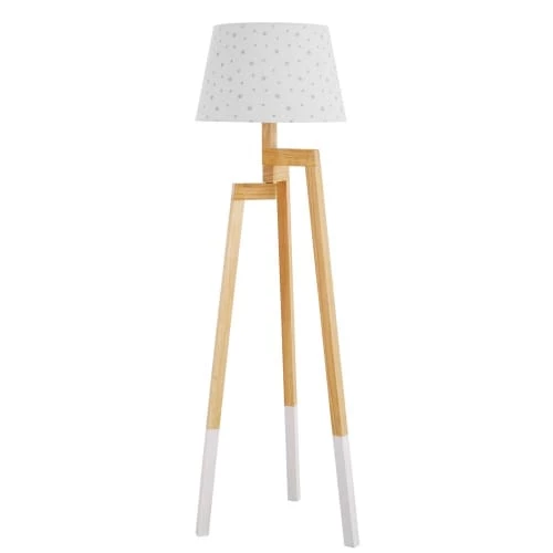 Maisons Du Monde Lampadaires Enfant Lampadaire En Hévéa Et Abat-jour Imprimé étoiles 2 Maisons Du Monde Lampadaires Enfant Lampadaire En Hévéa Et Abat-jour Imprimé étoiles