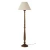 Maisons Du Monde Lampadaires Lampadaire En Manguier Et Abat-jour Coloris Lin H162 -Lampadaires || Lustres || Guirlandes et décorations lumineuses Soldes lampadaire en manguier et abat jour coloris lin h162 1000 8 9 191479 1