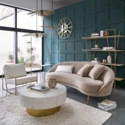 Maisons Du Monde Lampadaires Lampadaire En Marbre Blanc Et Globes En Verre H160 -Lampadaires || Lustres || Guirlandes et décorations lumineuses Soldes lampadaire en marbre blanc et globes en verre h160 1000 9 13 210384 3