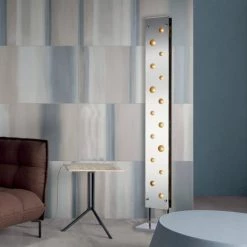 Keria Lampadaires Lampadaire En Métal Argenté -Lampadaires || Lustres || Guirlandes et décorations lumineuses Soldes lampadaire en metal argente 34