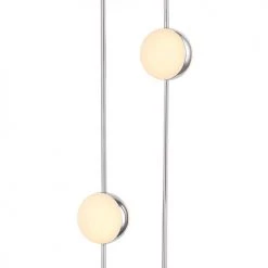 Globo Lampadaires Lampadaire En Métal Argenté -Lampadaires || Lustres || Guirlandes et décorations lumineuses Soldes lampadaire en metal argente 49