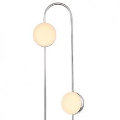 Globo Lampadaires Lampadaire En Métal Argenté -Lampadaires || Lustres || Guirlandes et décorations lumineuses Soldes lampadaire en metal argente 50