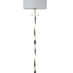 Trio Lampadaires Lampadaire En Métal Argenté H160cm -Lampadaires || Lustres || Guirlandes et décorations lumineuses Soldes lampadaire en metal argente h160cm 2