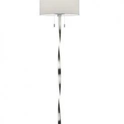 Trio Lampadaires Lampadaire En Métal Argenté H160cm -Lampadaires || Lustres || Guirlandes et décorations lumineuses Soldes lampadaire en metal argente h160cm 5