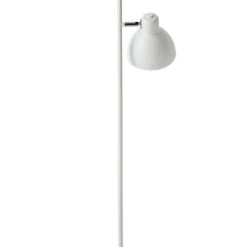 Dyberg Larsen Lampadaires Lampadaire En Métal Noir Mat Et Chrome, H 160 Cm D 16 Cm -Lampadaires || Lustres || Guirlandes et décorations lumineuses Soldes lampadaire en metal blanc mat et chrome h 160 cm d 16 cm 4