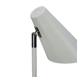 Dyberg Larsen Lampadaires Lampadaire En Métal Blanc Mat, H 135 Cm D 15,5 Cm -Lampadaires || Lustres || Guirlandes et décorations lumineuses Soldes lampadaire en metal blanc mat h 135 cm d 15 5 cm 1