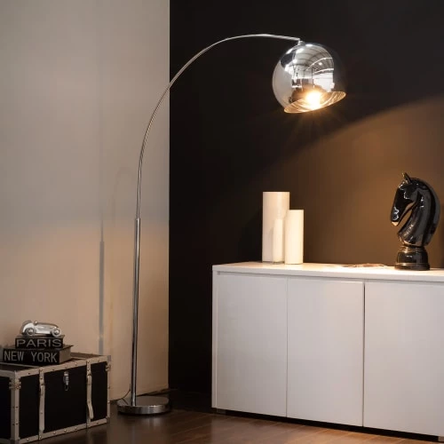 Maisons Du Monde Lampadaires Lampadaire En Métal Chromé H 200 Cm 7 Maisons Du Monde Lampadaires Lampadaire En Métal Chromé H 200 Cm – Image 5