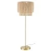 Maisons Du Monde Lampadaires Lampadaire En Métal Doré Abat-jour En Fibre Végétale H152 -Lampadaires || Lustres || Guirlandes et décorations lumineuses Soldes lampadaire en metal dore abat jour en fibre vegetale h152 1000 10 5 205251 1