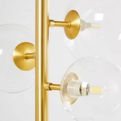Maisons Du Monde Lampadaires Lampadaire En Métal Doré Et 6 Globes En Verre H160 -Lampadaires || Lustres || Guirlandes et décorations lumineuses Soldes lampadaire en metal dore et 6 globes en verre h160 1000 10 38 182488 4