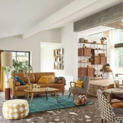 Maisons Du Monde Lampadaires Lampadaire En Métal Doré Et Abat-jour En Lin Beige -Lampadaires || Lustres || Guirlandes et décorations lumineuses Soldes lampadaire en metal dore et abat jour en lin beige 1000 0 14 222972 2