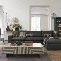 Maisons Du Monde Lampadaires Lampadaire En Métal Doré Et Verre Fumé H192 -Lampadaires || Lustres || Guirlandes et décorations lumineuses Soldes lampadaire en metal dore et verre fume h192 1000 2 34 177482 8