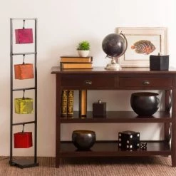 Maisons Du Monde Lampadaires Lampadaire En Métal Et Cuir De Chèvre Multicolore H 125 Cm -Lampadaires || Lustres || Guirlandes et décorations lumineuses Soldes lampadaire en metal et cuir de chevre multicolore h 125 cm 1000 6 35 130702 5