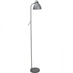 Wadiga Lampadaires Lampadaire En Métal Gris H155cm