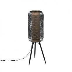 Dutchbone Lampadaires Lampadaire En Métal H91cm Noir