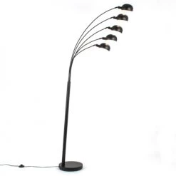 Keria Lampadaires Lampadaire En Métal Noir