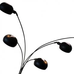 Keria Lampadaires Lampadaire En Métal Noir -Lampadaires || Lustres || Guirlandes et décorations lumineuses Soldes lampadaire en metal noir 107