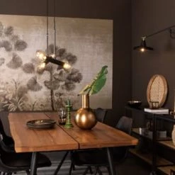 Dutchbone Lampadaires Lampadaire En Métal Noir -Lampadaires || Lustres || Guirlandes et décorations lumineuses Soldes lampadaire en metal noir 93