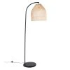 Maisons Du Monde Lampadaires Lampadaire En Métal Noir Et Rotin H170 -Lampadaires || Lustres || Guirlandes et décorations lumineuses Soldes lampadaire en metal noir et rotin h170 1000 7 17 223795 1