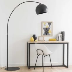 Maisons Du Monde Lampadaires Lampadaire En Métal Noir H 190 Cm -Lampadaires || Lustres || Guirlandes et décorations lumineuses Soldes lampadaire en metal noir h 190 cm 1000 0 0 154734 11