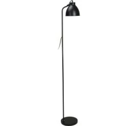 Wadiga Lampadaires Lampadaire En Métal Gris H155cm -Lampadaires || Lustres || Guirlandes et décorations lumineuses Soldes lampadaire en metal noir h155cm