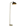 Dyberg Larsen Lampadaires Lampadaire En Métal Noir Mat Et Laiton, H 145 Cm D 25,6 Cm -Lampadaires || Lustres || Guirlandes et décorations lumineuses Soldes lampadaire en metal noir mat et laiton h 145 cm d 25 6 cm