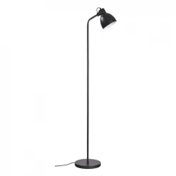 Dyberg Larsen Lampadaires Lampadaire En Métal Noir Mat, H 149,5 Cm D 15 Cm