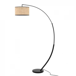 Rendez Vous Déco Lampadaires Lampadaire En Rotin Et Métal