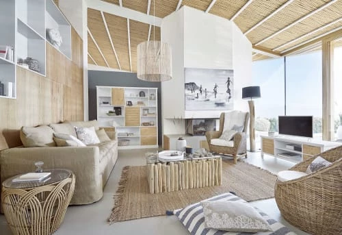 Maisons Du Monde Lampadaires Lampadaire En Saman Et Abat-jour Noir H172 7 Maisons Du Monde Lampadaires Lampadaire En Saman Et Abat-jour Noir H172 – Image 5