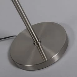 QAZQA Lampadaires Lampadaire En Tissu Blanc -Lampadaires || Lustres || Guirlandes et décorations lumineuses Soldes lampadaire en tissu blanc 4