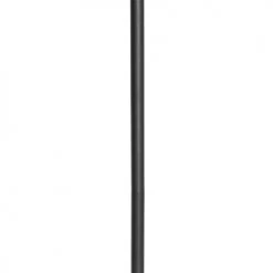 QAZQA Lampadaires Lampadaire En Tissu Noir