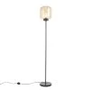 QAZQA Lampadaires Lampadaire En Verre Beige 2 QAZQA Lampadaires Lampadaire En Verre Beige -Lampadaires || Lustres || Guirlandes et décorations lumineuses Soldes lampadaire en verre beige
