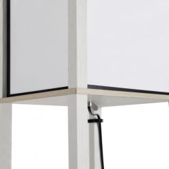 Homcom Lampadaires Lampadaire étagère H160 Cm 3 étagères 4 Niveaux Blanc -Lampadaires || Lustres || Guirlandes et décorations lumineuses Soldes lampadaire etagere h160 cm 3 etageres 4 niveaux blanc 5