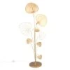 Maisons Du Monde Lampadaires Lampadaire Ginkgo En Métal Doré Et Bambou H145 -Lampadaires || Lustres || Guirlandes et décorations lumineuses Soldes lampadaire ginkgo en metal dore et bambou h145 1000 5 16 204770 1