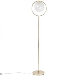 Maisons Du Monde Lampadaires Lampadaire Globe En Verre Et Métal Doré
