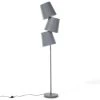 Beliani Lampadaires Lampadaire Gris -Lampadaires || Lustres || Guirlandes et décorations lumineuses Soldes lampadaire gris