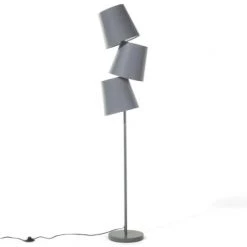 Beliani Lampadaires Lampadaire Gris