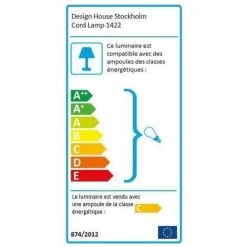 Design House Stockholm Lampadaires Lampadaire H130cm -Lampadaires || Lustres || Guirlandes et décorations lumineuses Soldes lampadaire h130cm 3