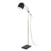 Maisons Du Monde Lampadaires Lampadaire Indus En Métal Noir Et Doré H139 -Lampadaires || Lustres || Guirlandes et décorations lumineuses Soldes lampadaire indus en metal noir et dore h139 1000 14 18 210389 1