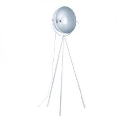 Lampea Lampadaires Lampadaire Industriel En Métal Blanc 160 Cm