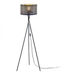 Lampea Lampadaires Lampadaire Industriel En Noir 140 Cm