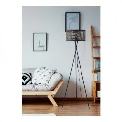 Lampea Lampadaires Lampadaire Industriel En Noir 140 Cm -Lampadaires || Lustres || Guirlandes et décorations lumineuses Soldes lampadaire industriel en noir 140 cm 6